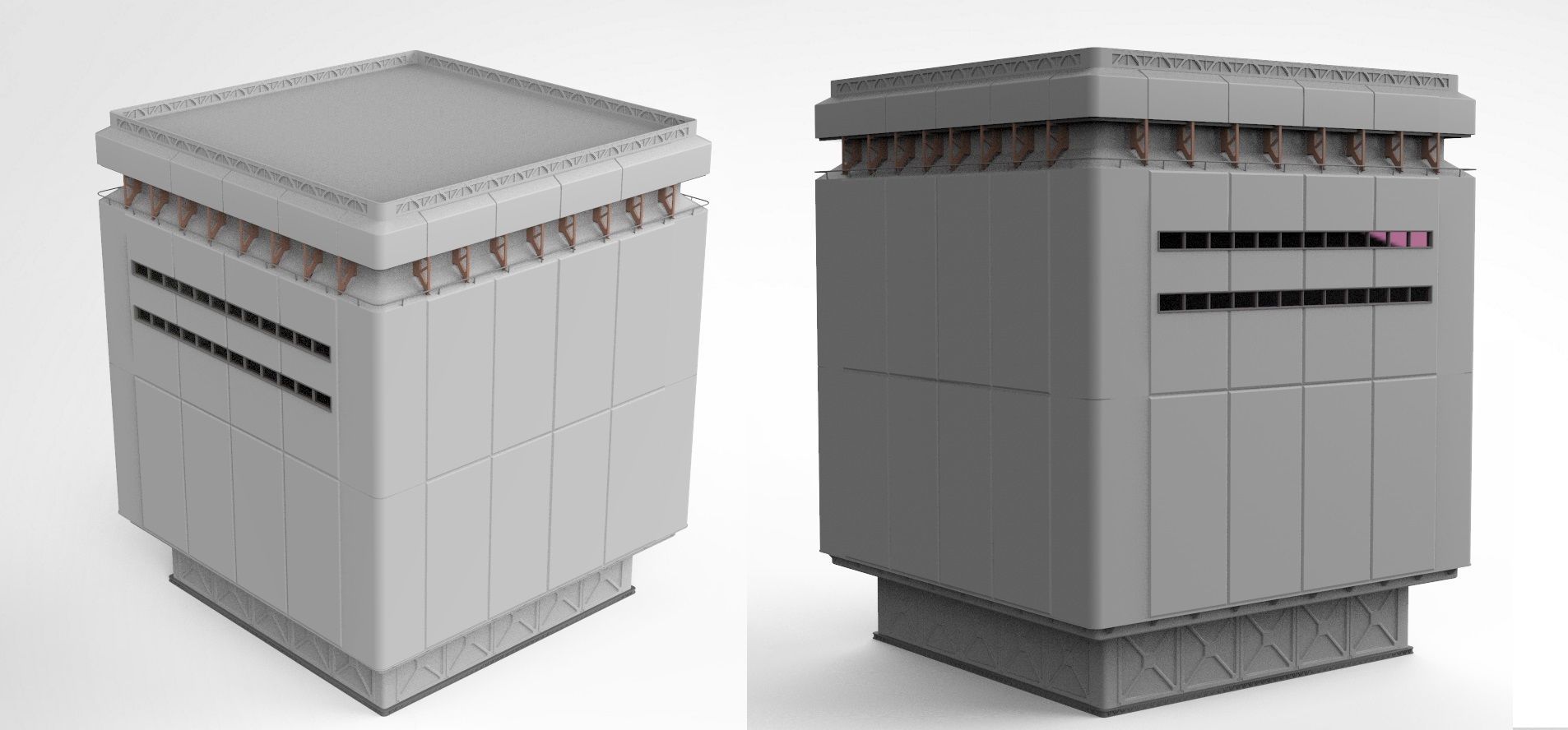 sci-fi architecture 9 3D model_13