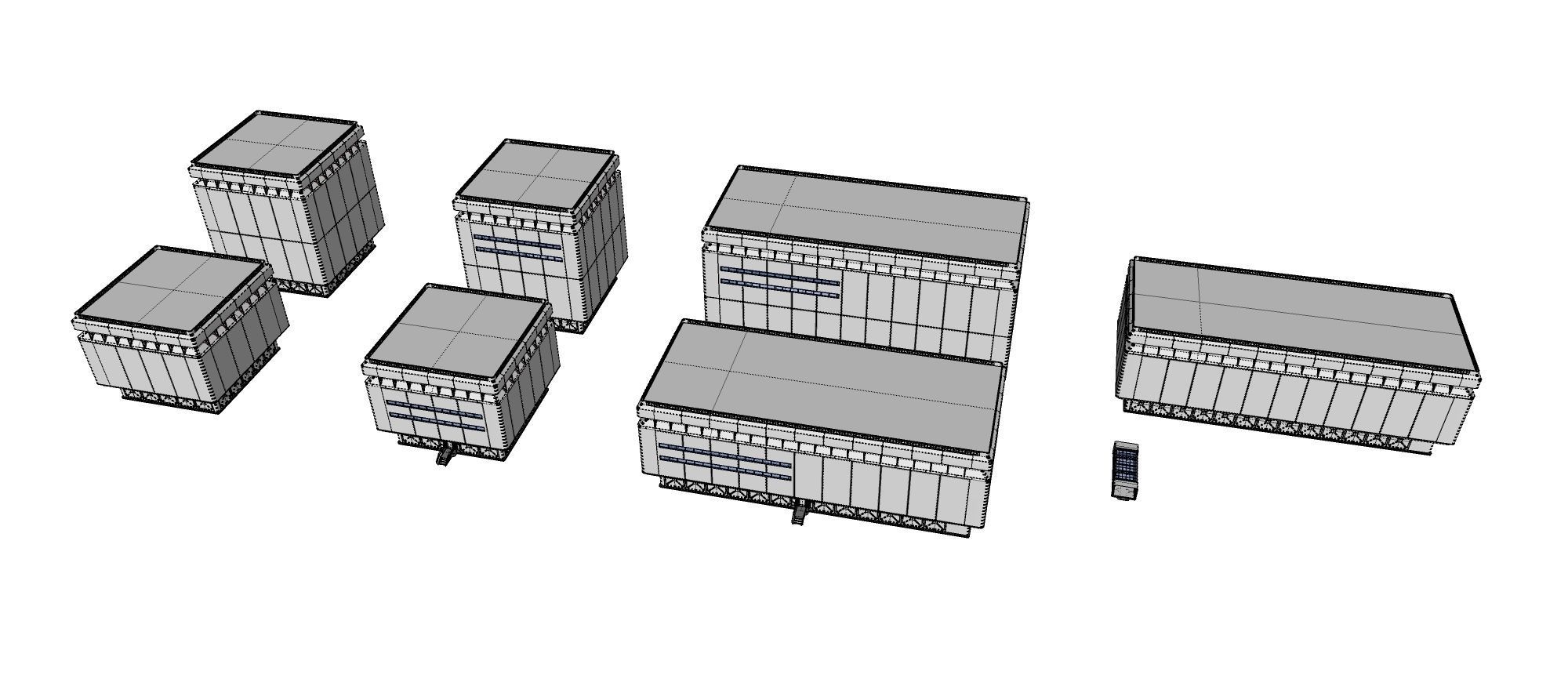 sci-fi architecture 9 3D model_17