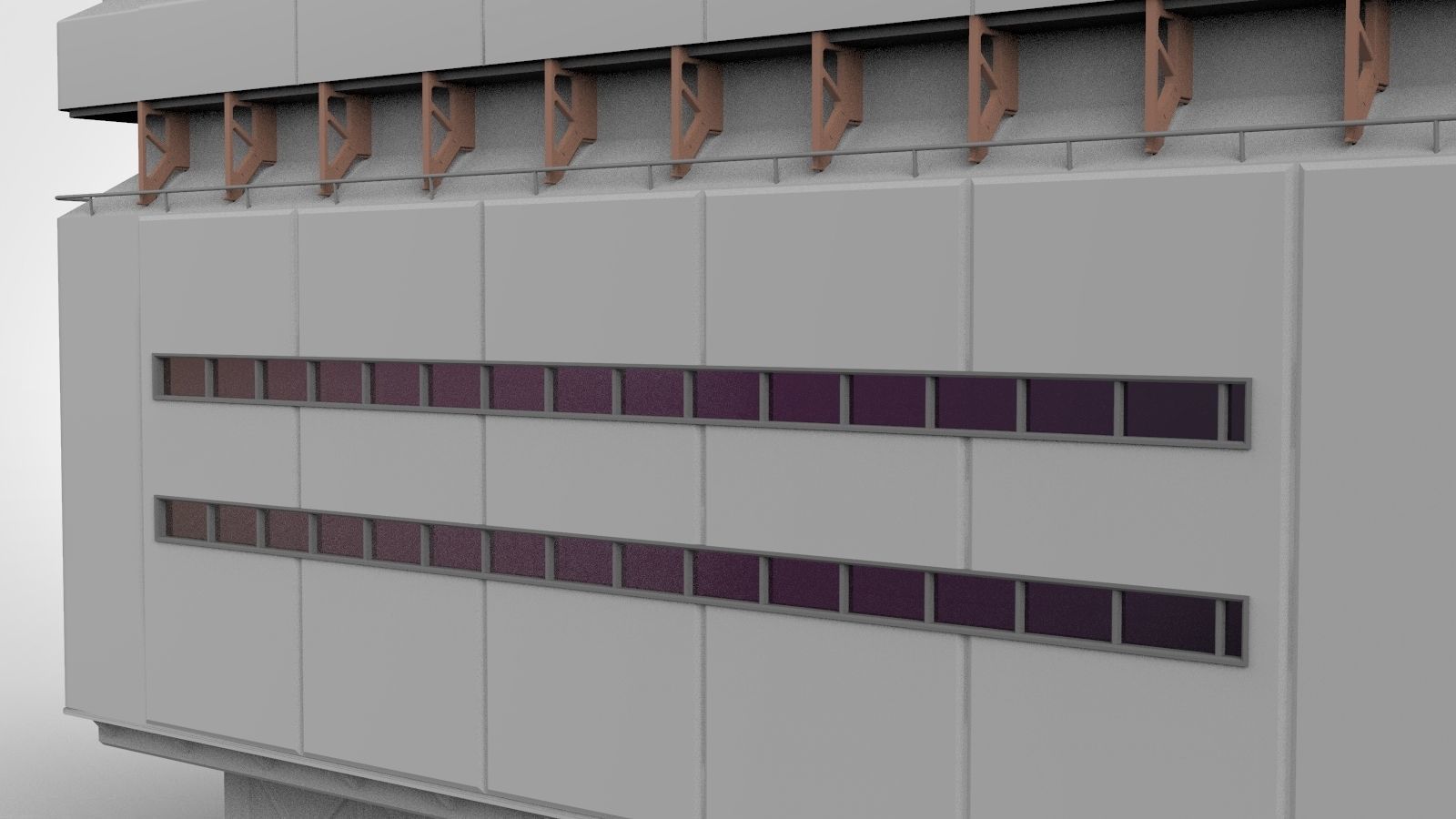 sci-fi architecture 9 3D model_6