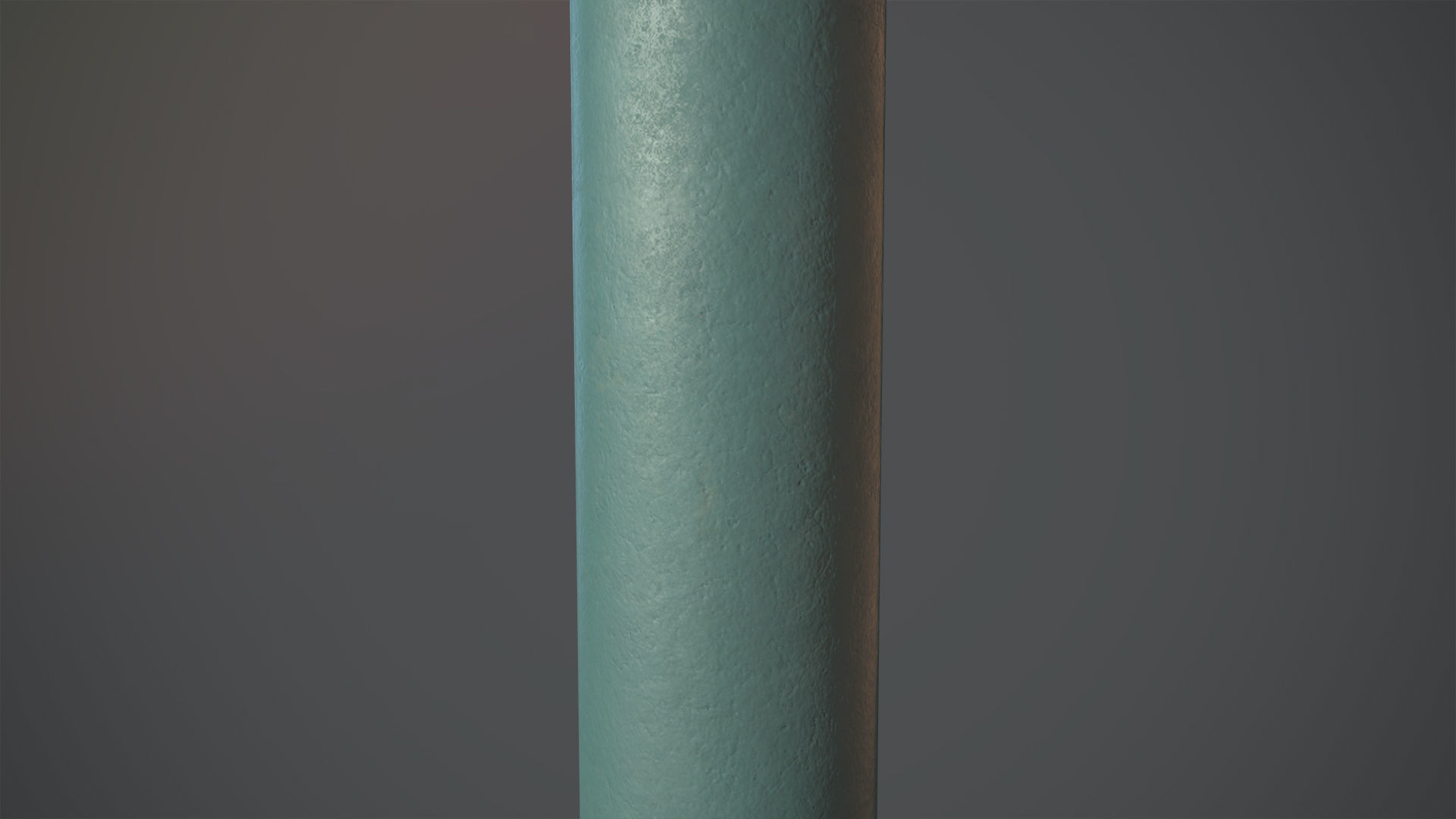 Barrier Bollard pack 3 Green v2 Low-poly 3D model_5