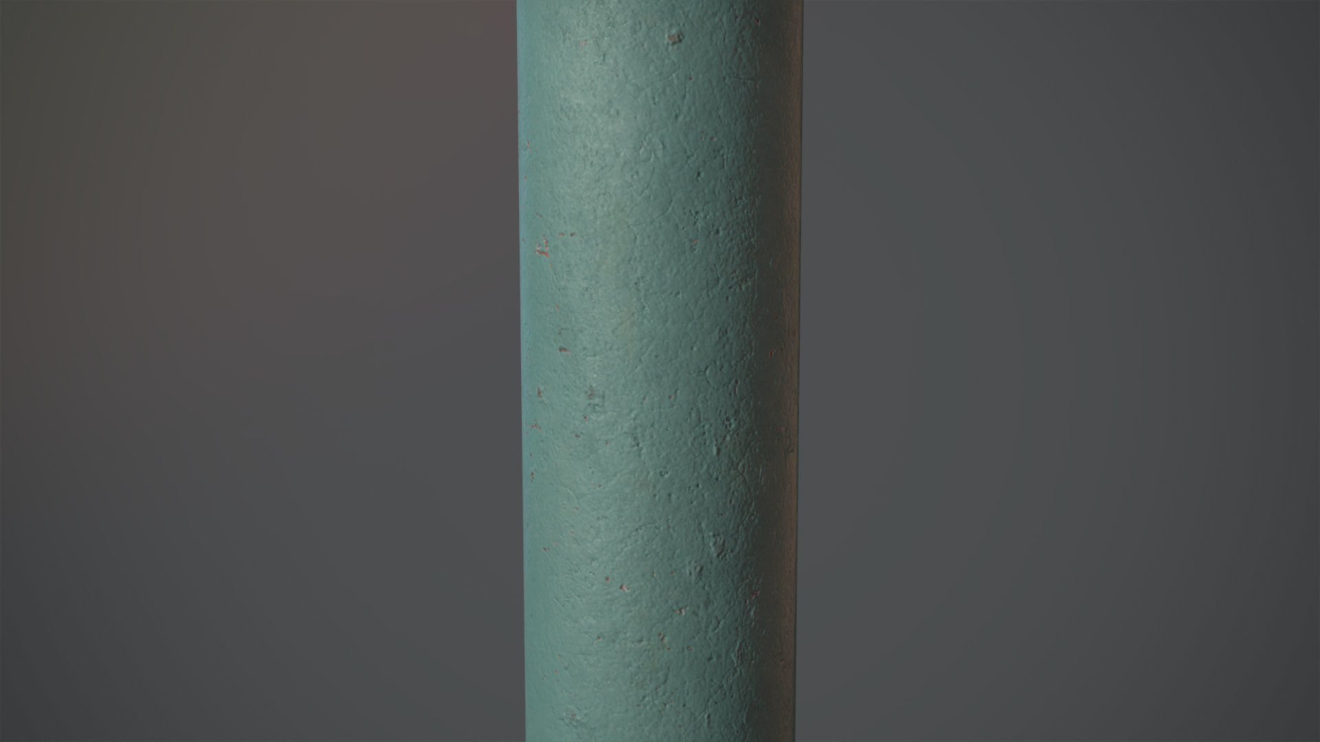Barrier Bollard pack 3 Green v3 Low-poly 3D model_5
