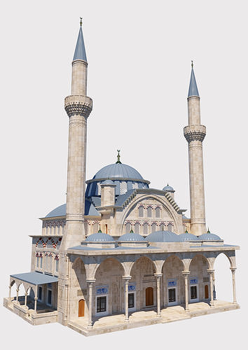  Muradiye Mosque 3D model