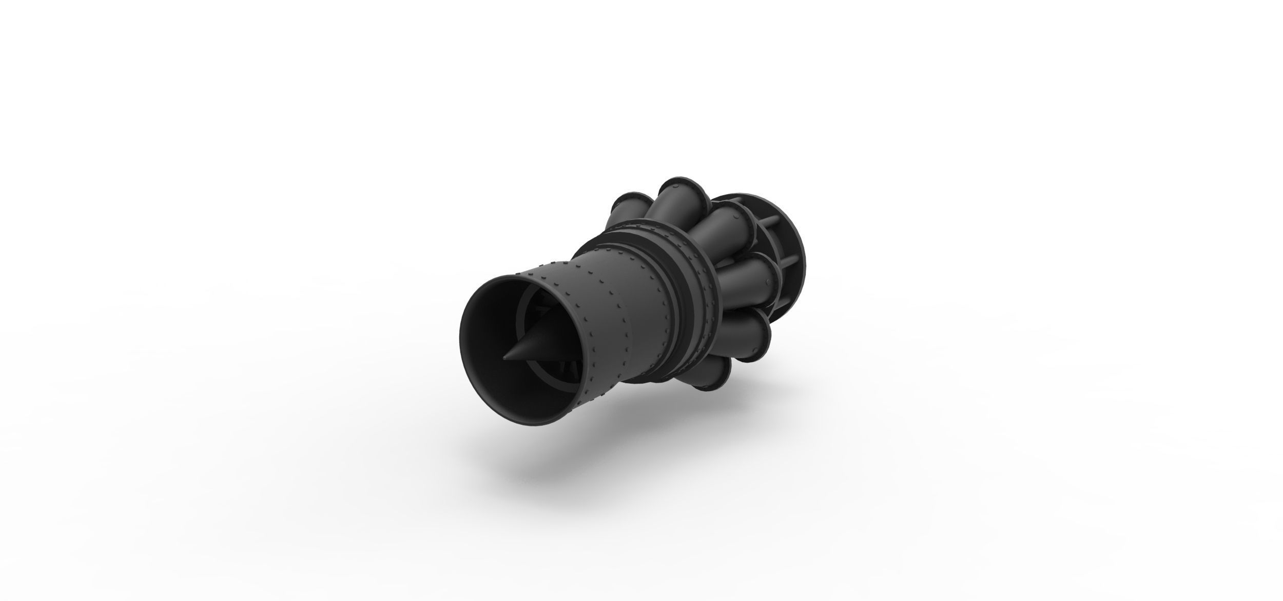 Jet engine 3D print model_1