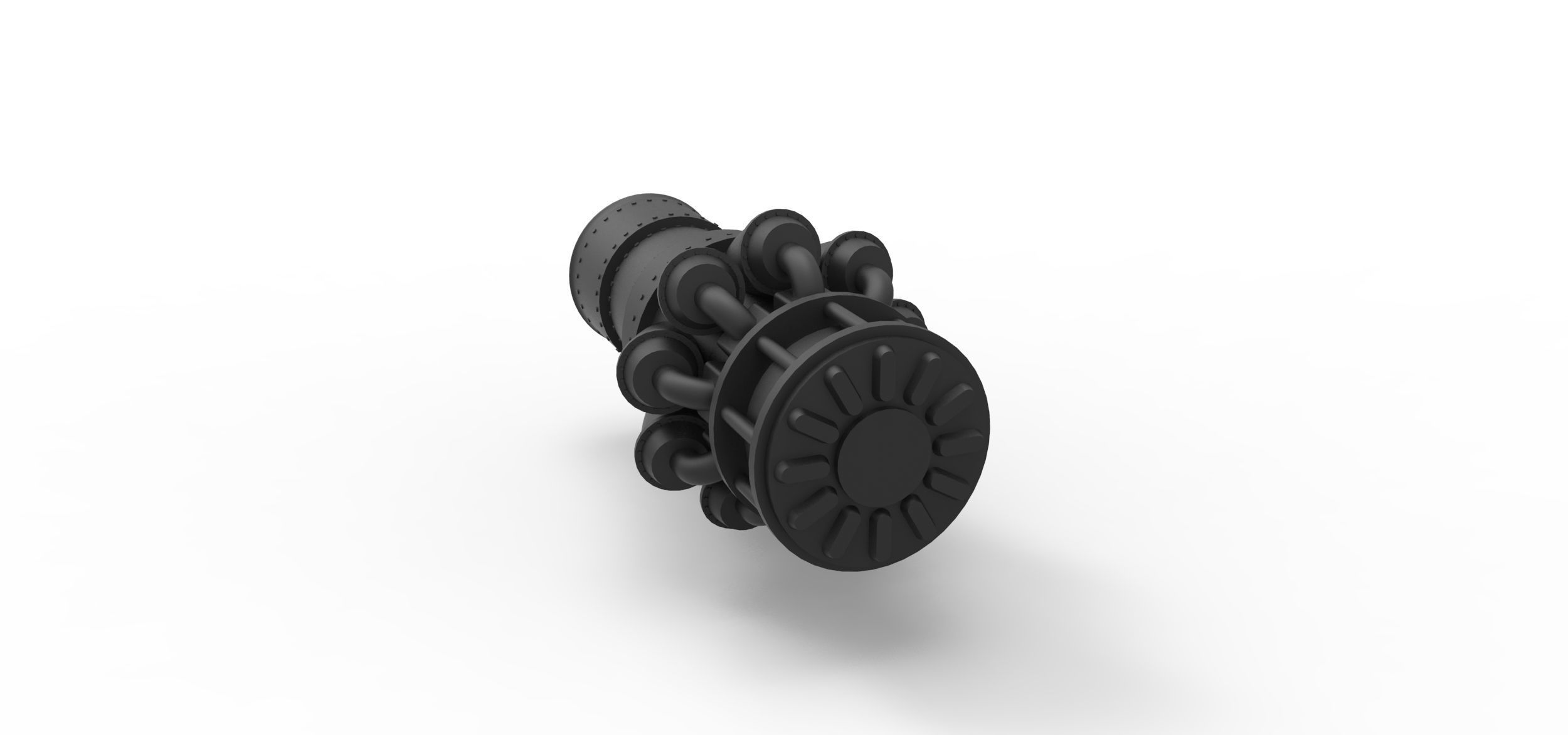 Jet engine 3D print model_5