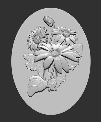 Flower Pendant Free 3D print model