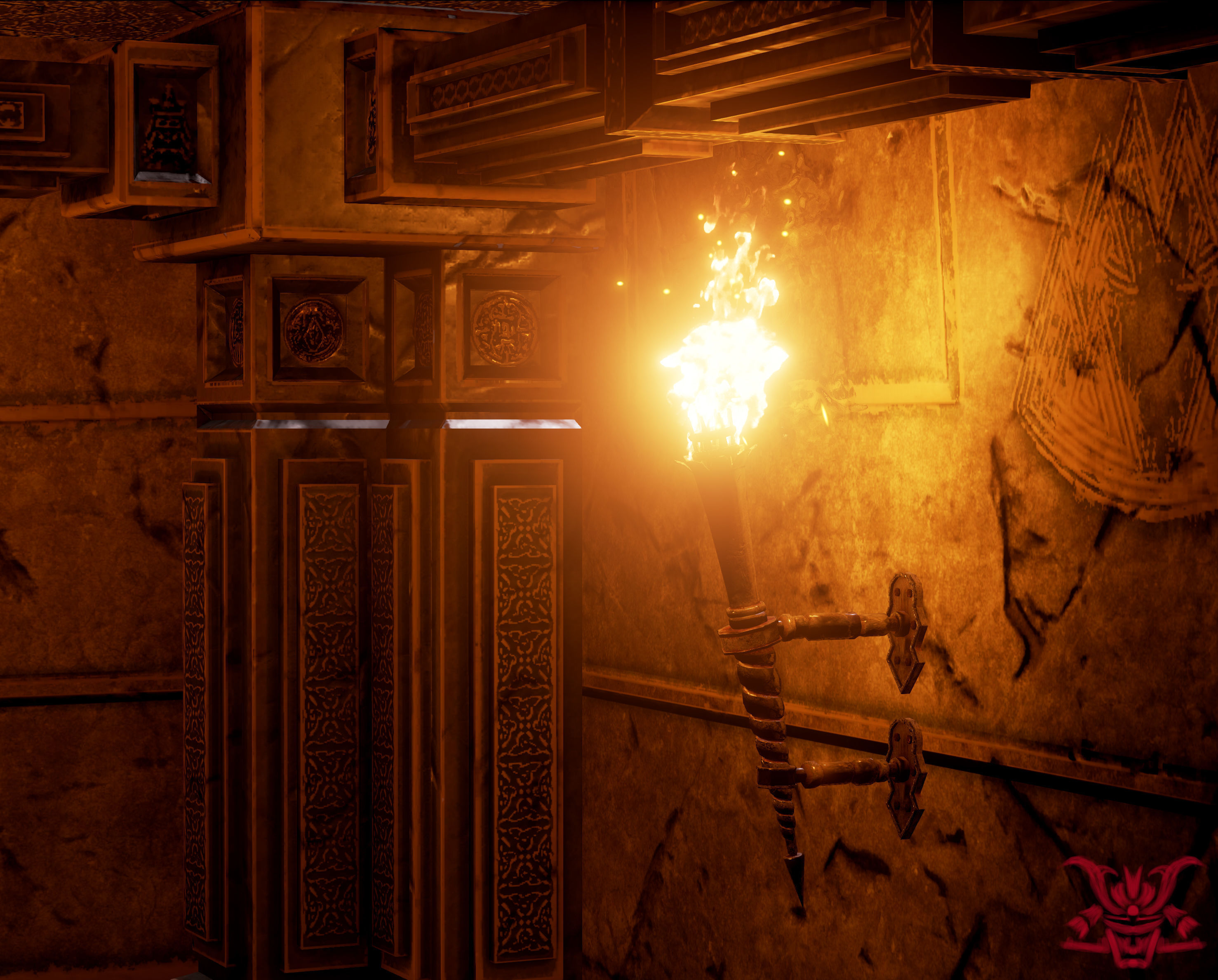 Medieval Fantasy Dwarf Treasure Room Low-poly 3D model_10