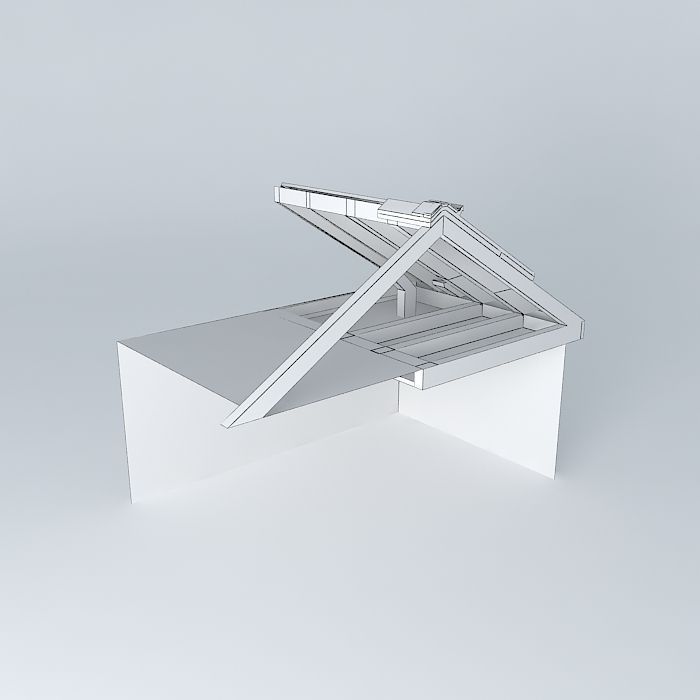 Ice Dam Prevention-Attic Venting-Ridge and Soffit Free 3D model_3