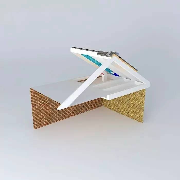 Ice Dam Prevention-Attic Venting-Ridge and Soffit Free 3D model_0