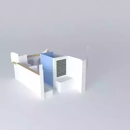 Overhead view bathroom design