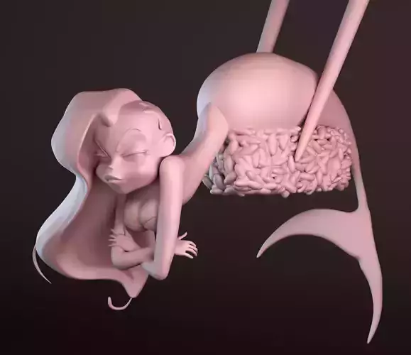 SUSHI MERMAID 3D print model