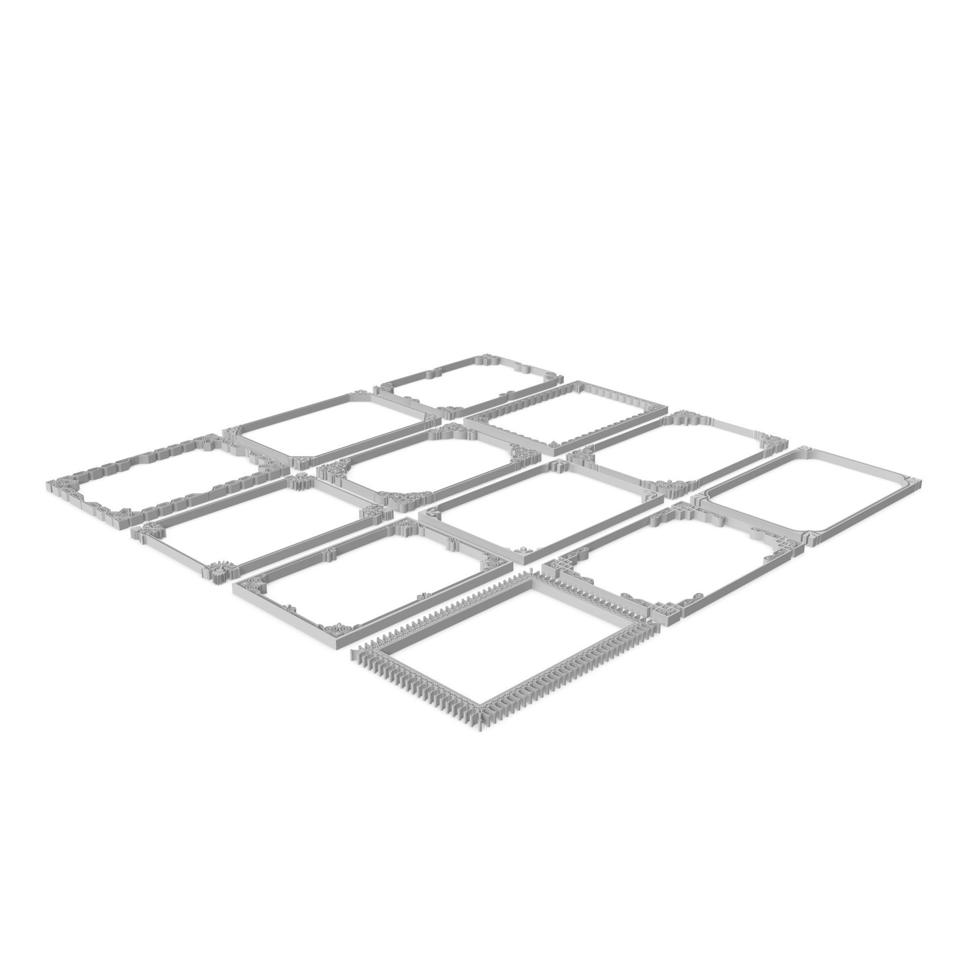 Decorative Frames 01 - 3D model_8