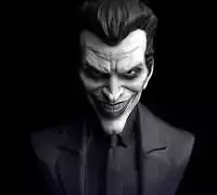 the joker batman knight bust 3D print model