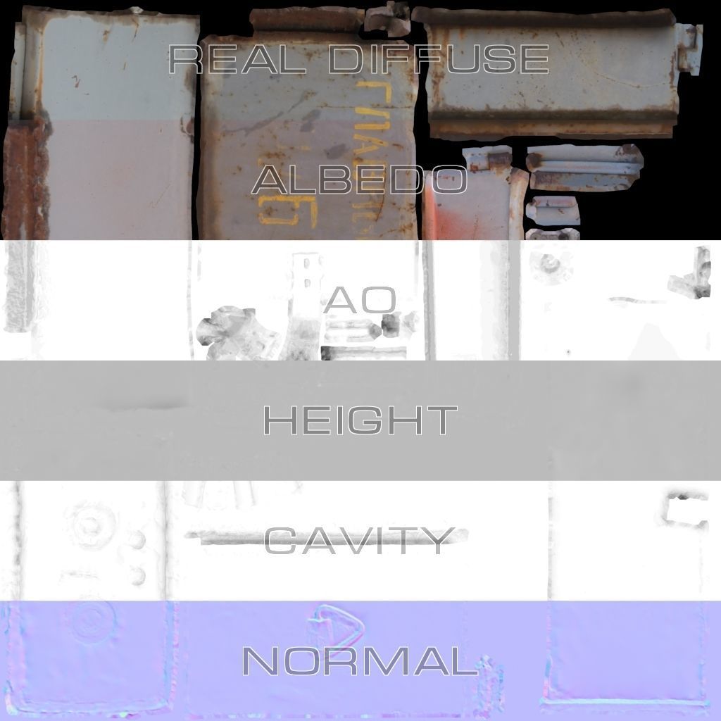 Electrical box grey scan 42 Low-poly 3D model_12