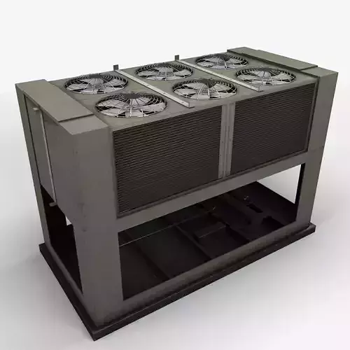 Rooftop Air Conditioner1 Low-poly 3D model