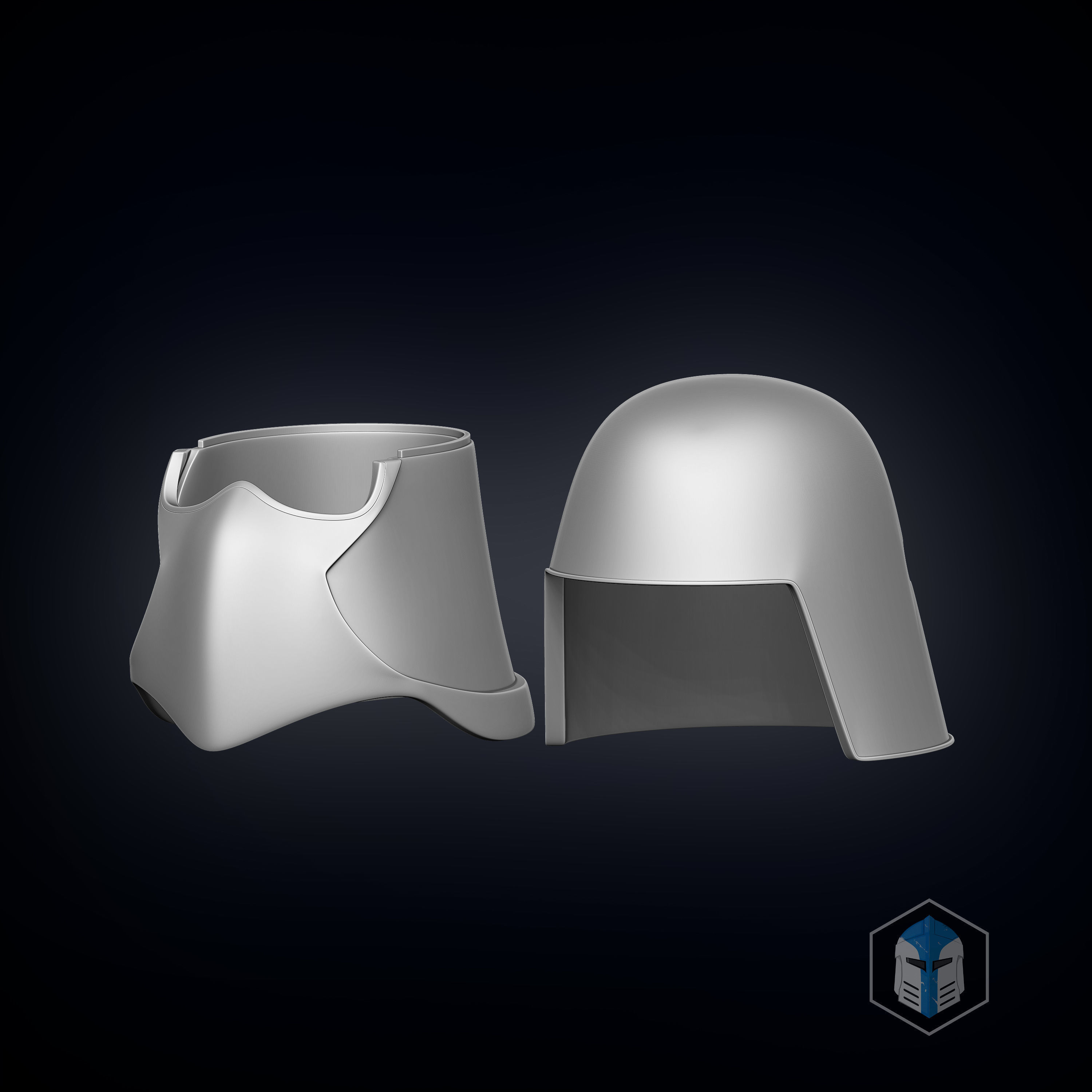 Galactic Marine Clone Trooper Helmet - STL 3D print model_6