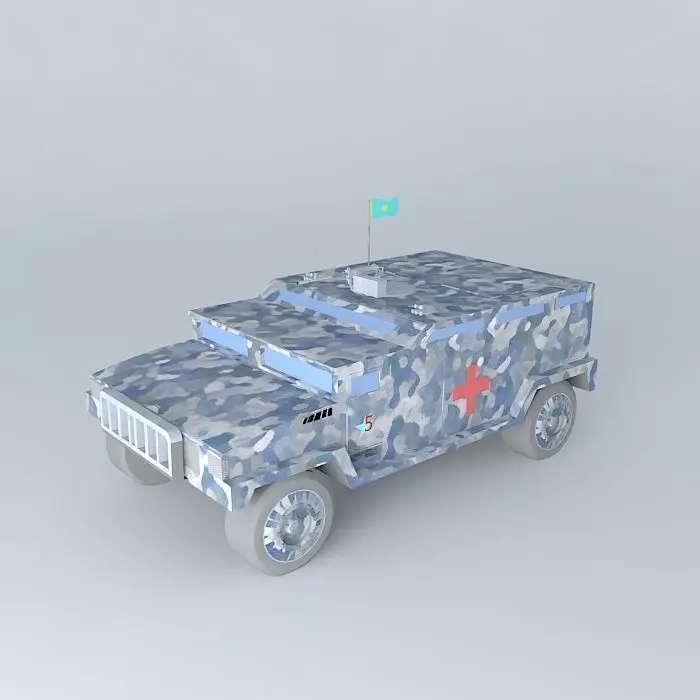 Sanytarnaya bronevyk Free 3D model