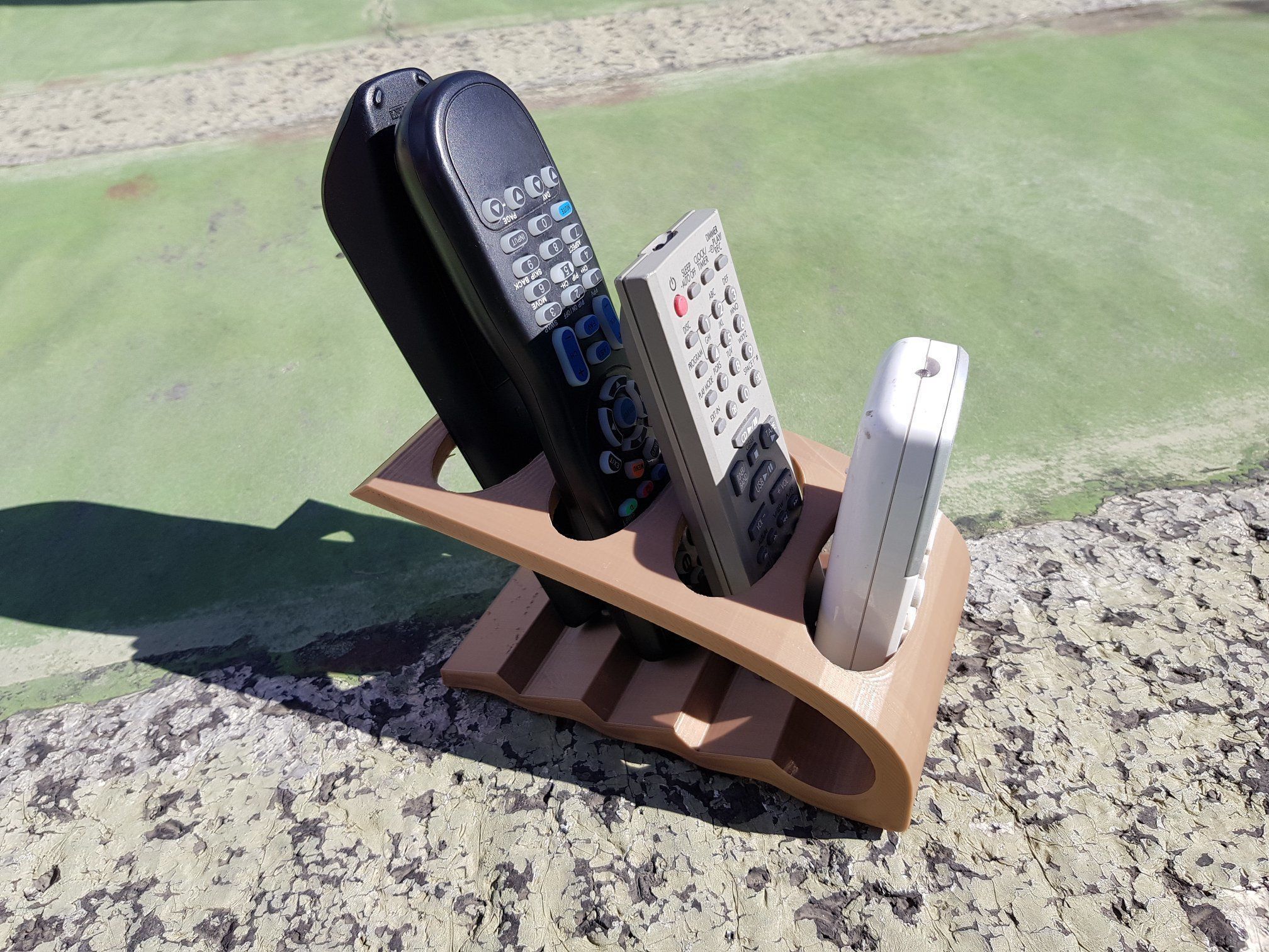 Remote Organizer Caddy 3D print model_1