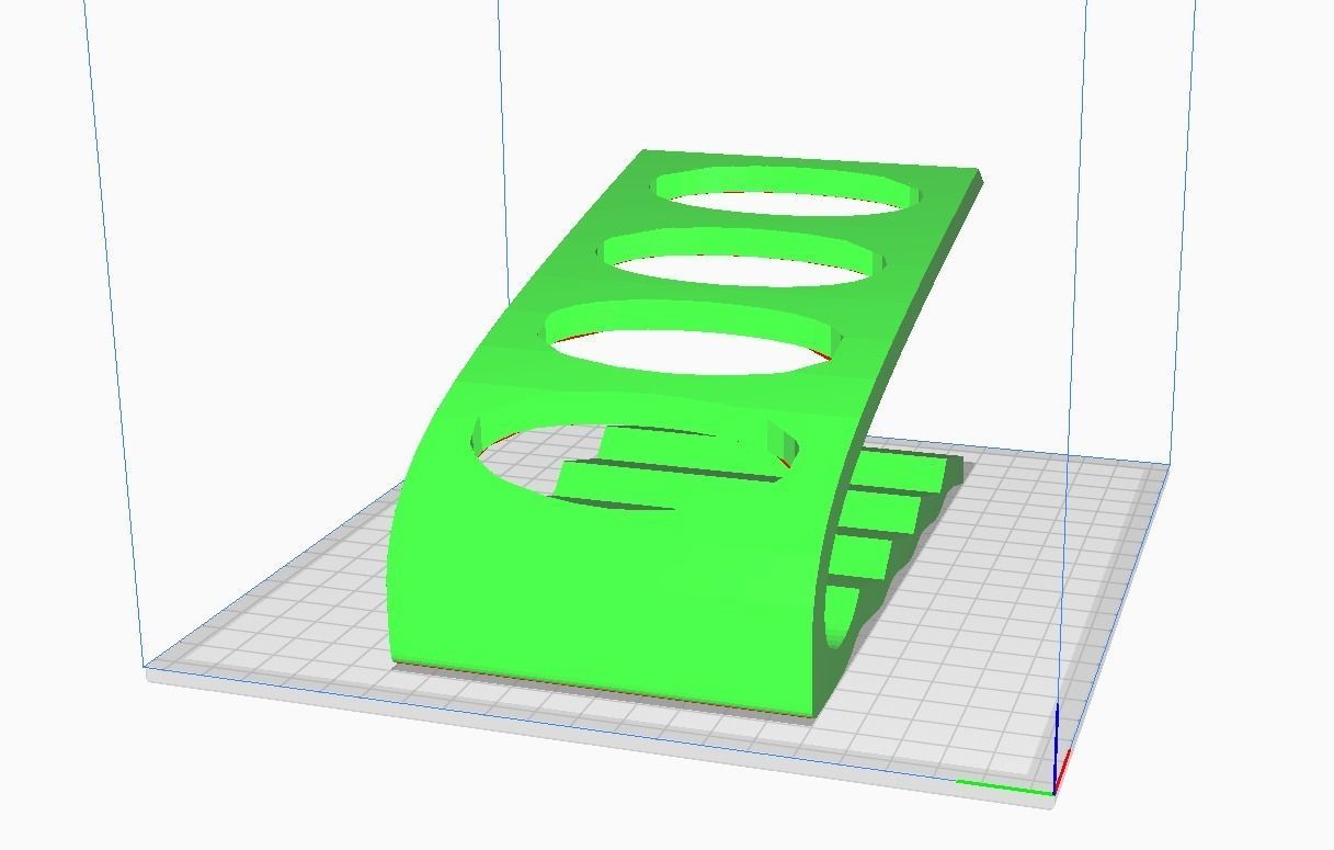 Remote Organizer Caddy 3D print model_4