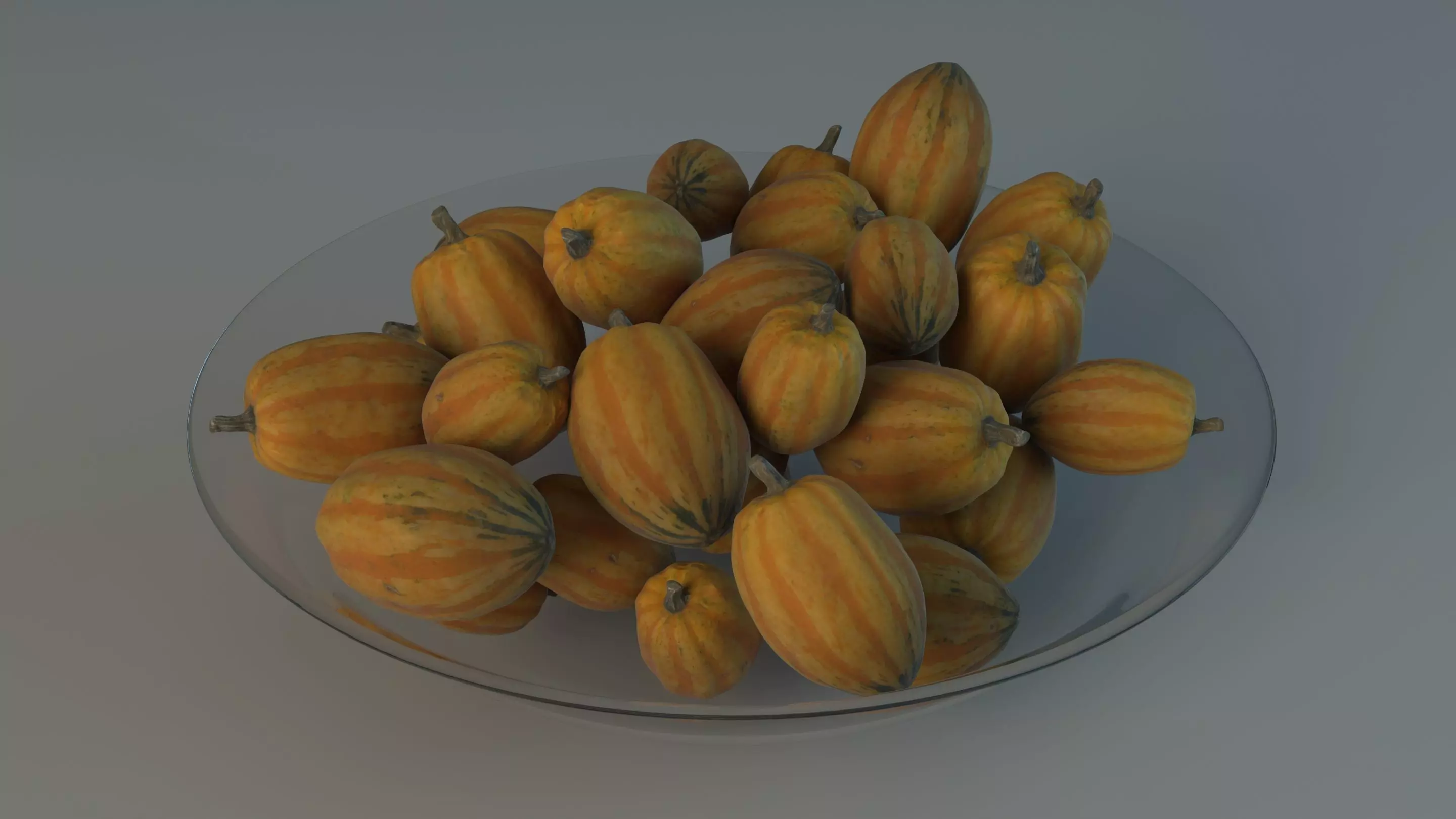Decorative Pumpkin 3D model_0