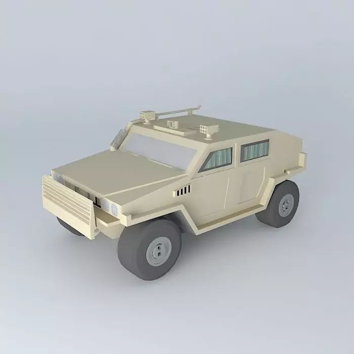 Bronevyk uluschennoy mynnoy zaschytoy BARS Free 3D model