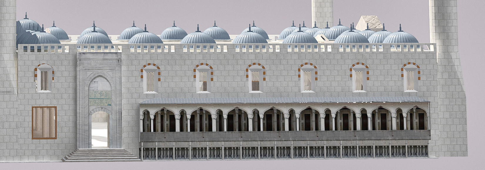 Sultan Ahmet Mosque 3D model_21