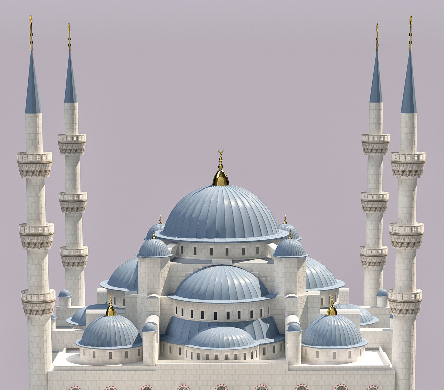 Sultan Ahmet Mosque 3D model_23