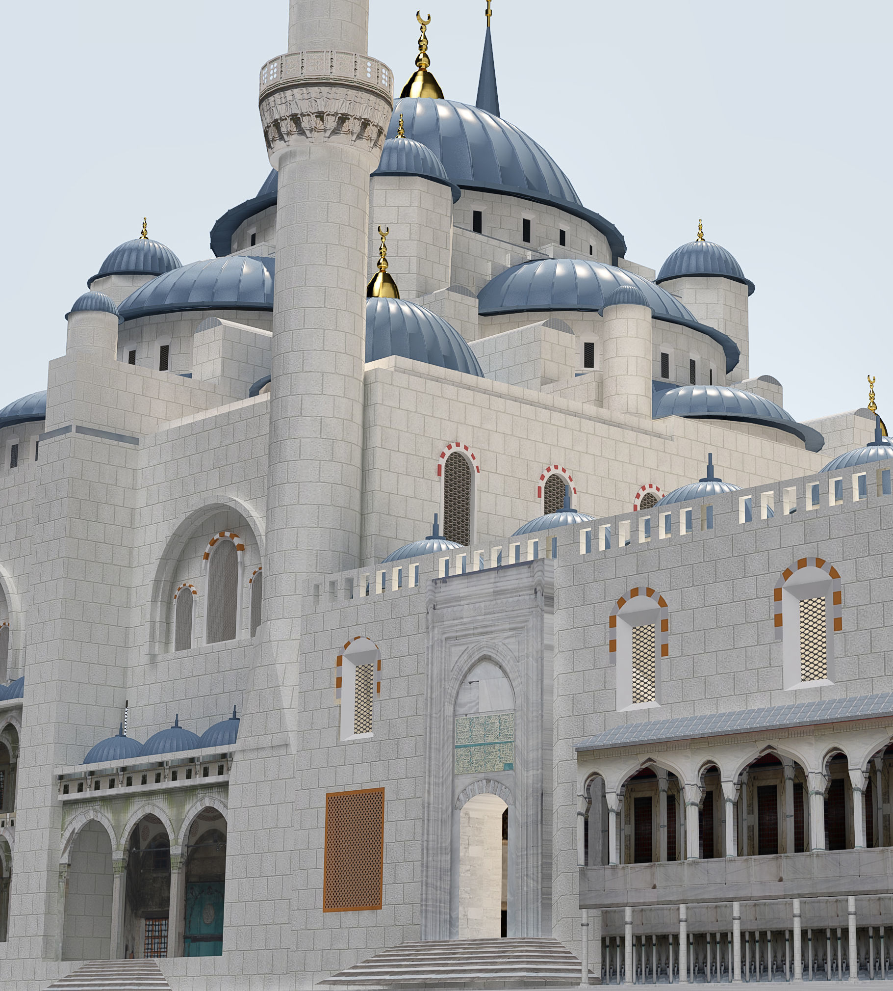 Sultan Ahmet Mosque 3D model_18