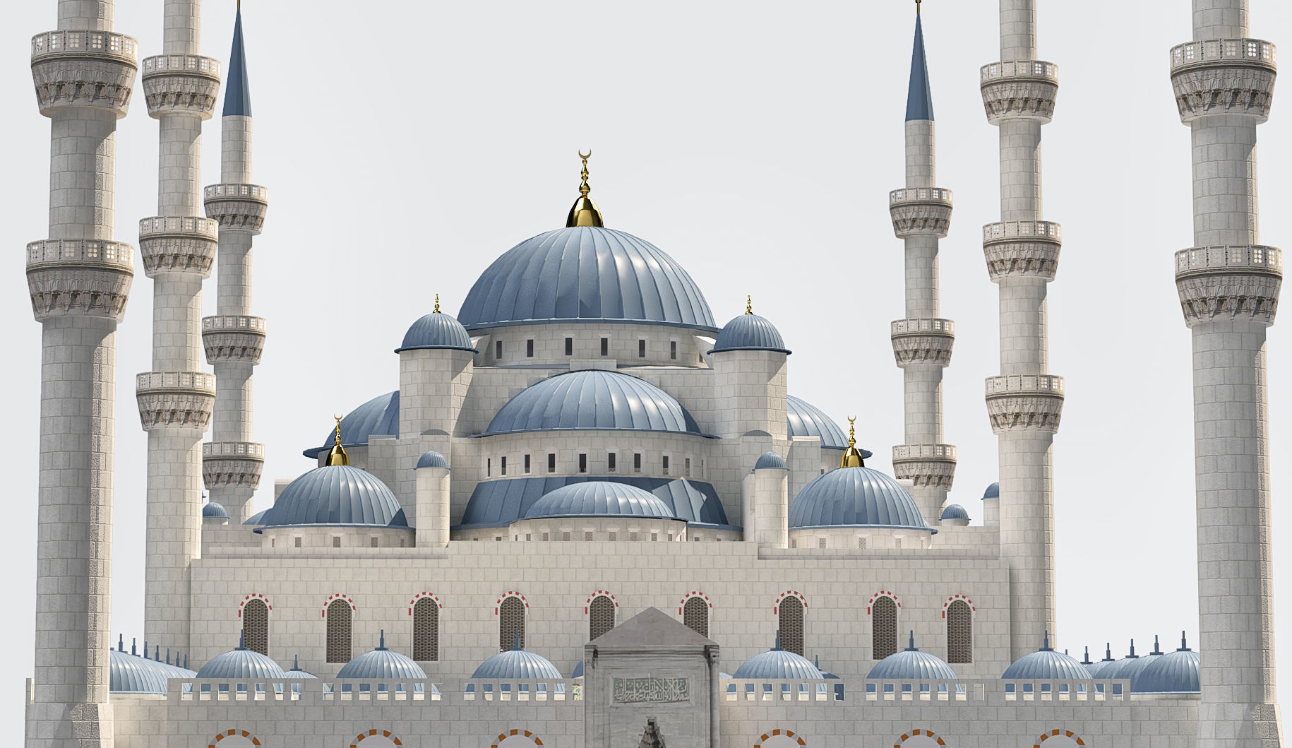 Sultan Ahmet Mosque 3D model_15