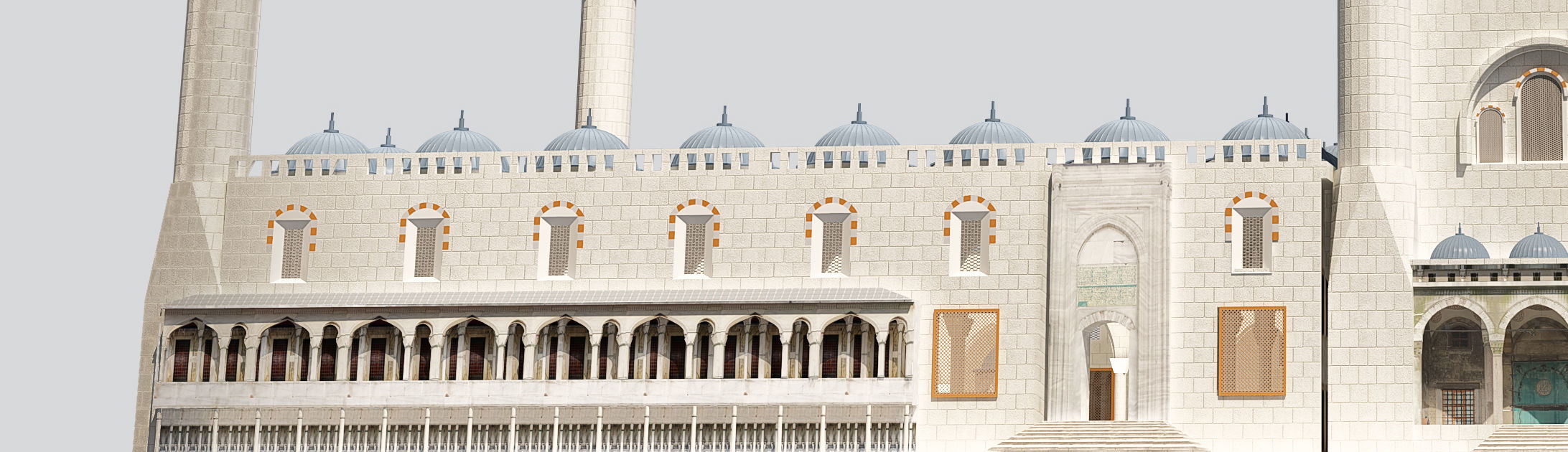 Sultan Ahmet Mosque 3D model_11