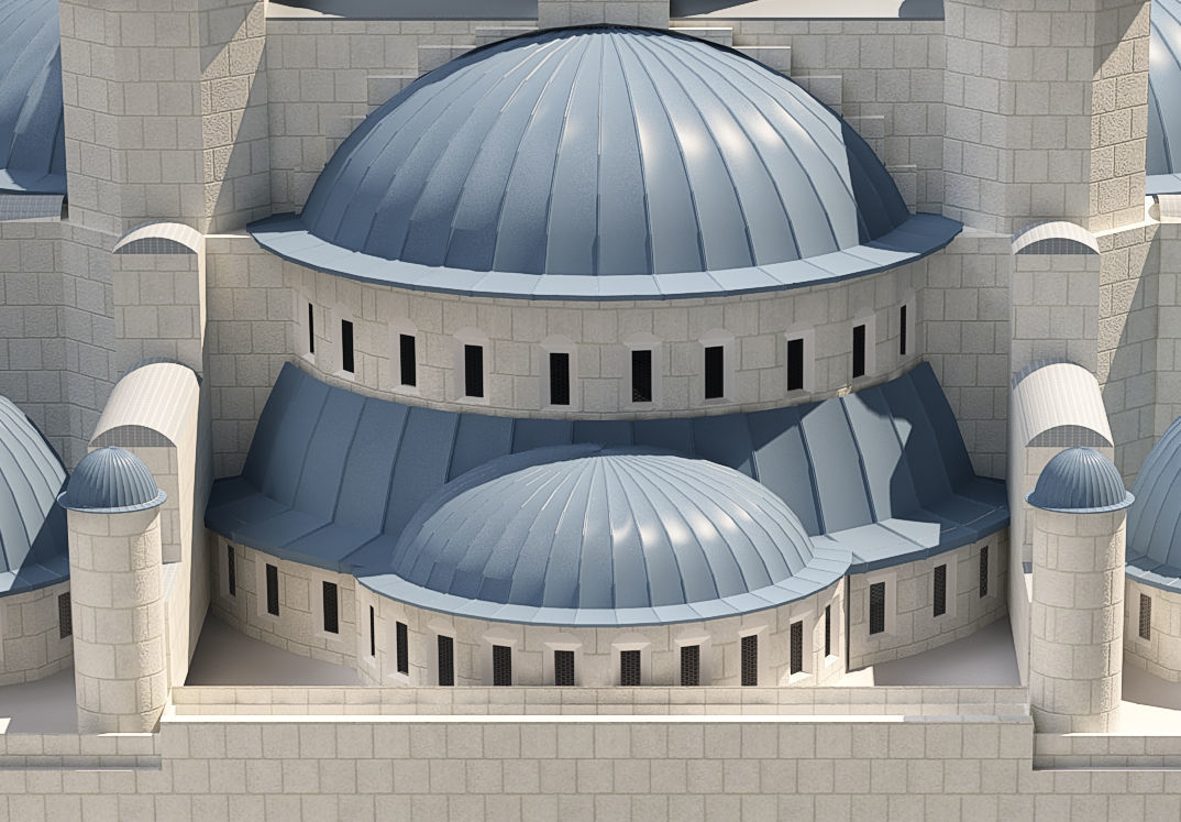 Sultan Ahmet Mosque 3D model_19