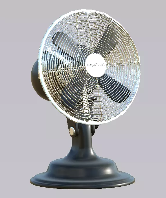 Insignia - 10 Table Fan - Black 3D model