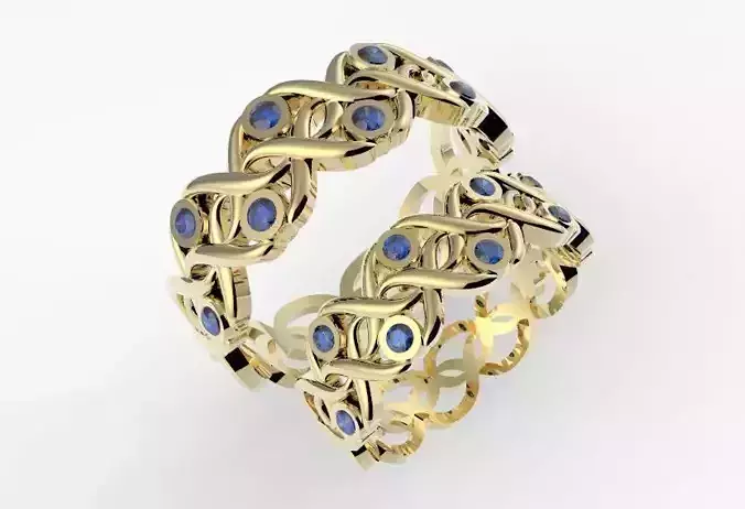 Model 109 Wedding Bands 3D print model