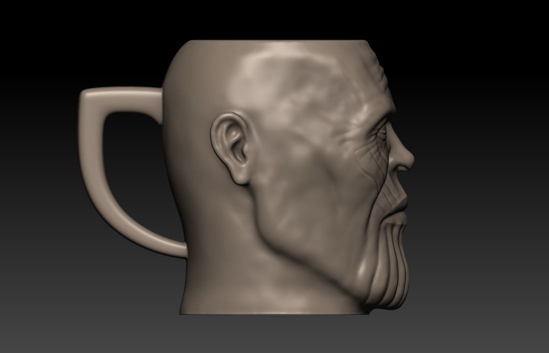 Thanos Mug 3D print model_2