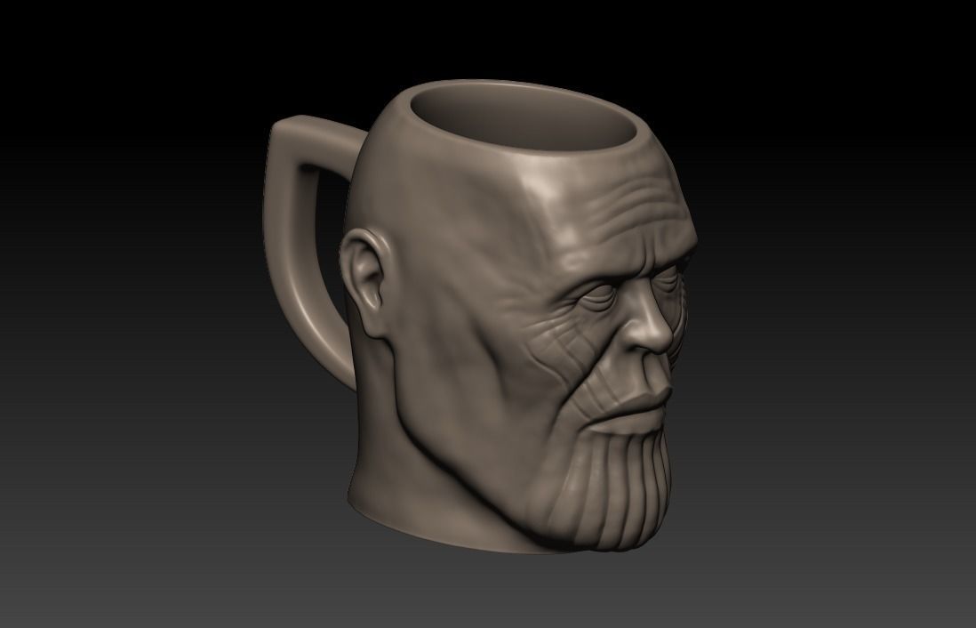 Thanos Mug 3D print model_1