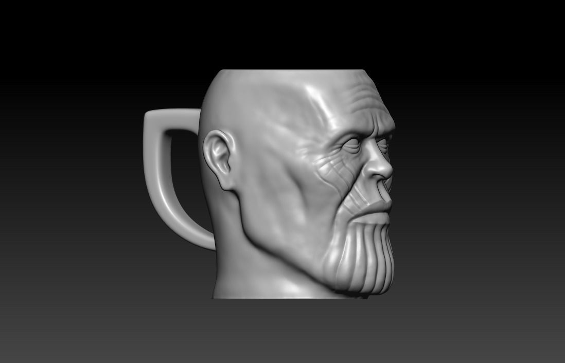 Thanos Mug 3D print model_7