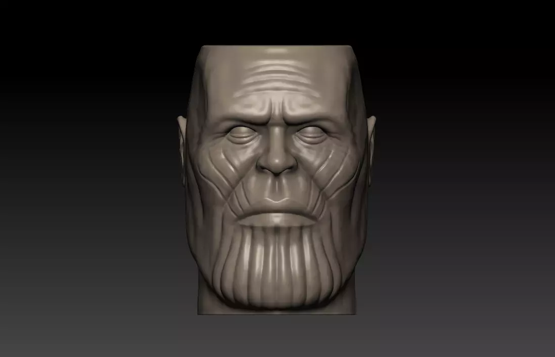 Thanos Mug 3D print model_0