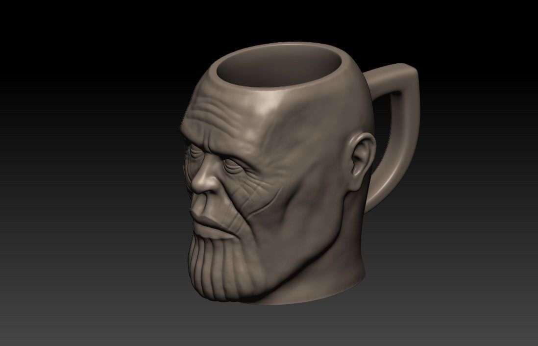 Thanos Mug 3D print model_4