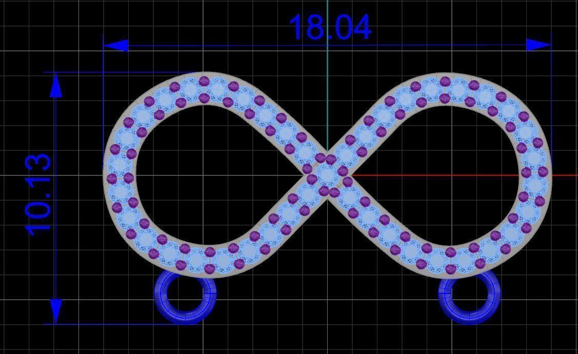 Infinity Pendant 3D print model_5