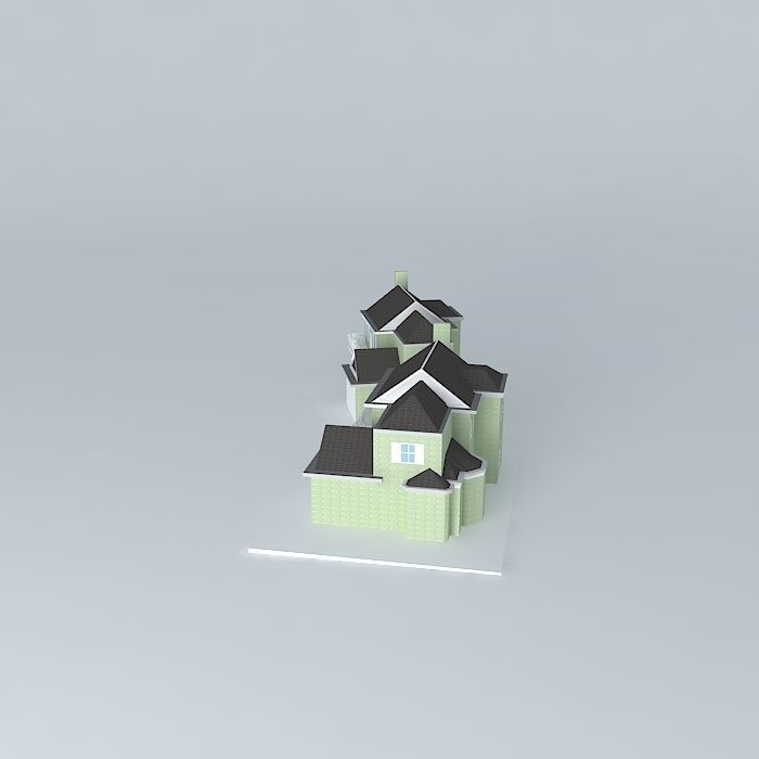 HOME two houses Free 3D model_2