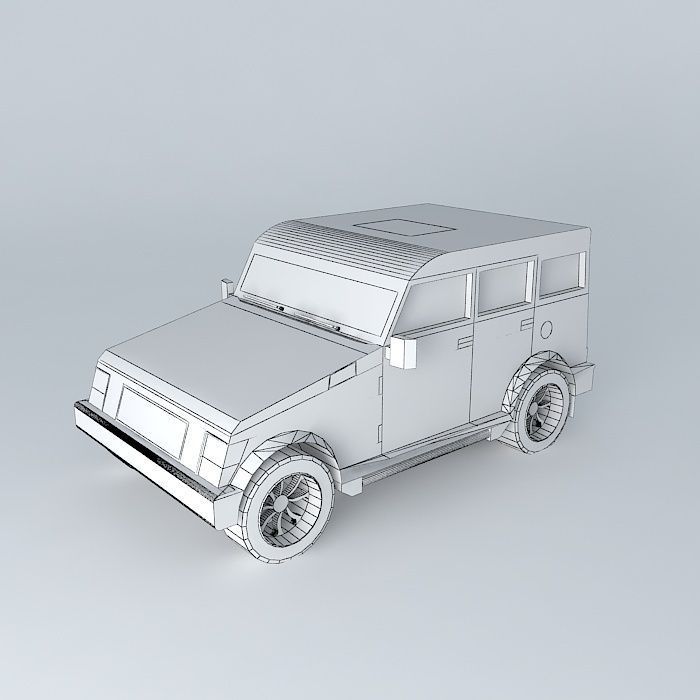 Model JEEP Free 3D model_3