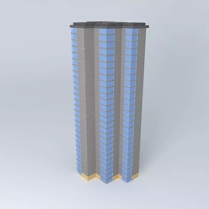 apartment 2 skyscraper Free 3D model_0
