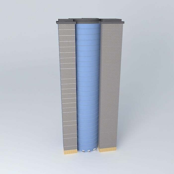 apartment 2 skyscraper Free 3D model_2