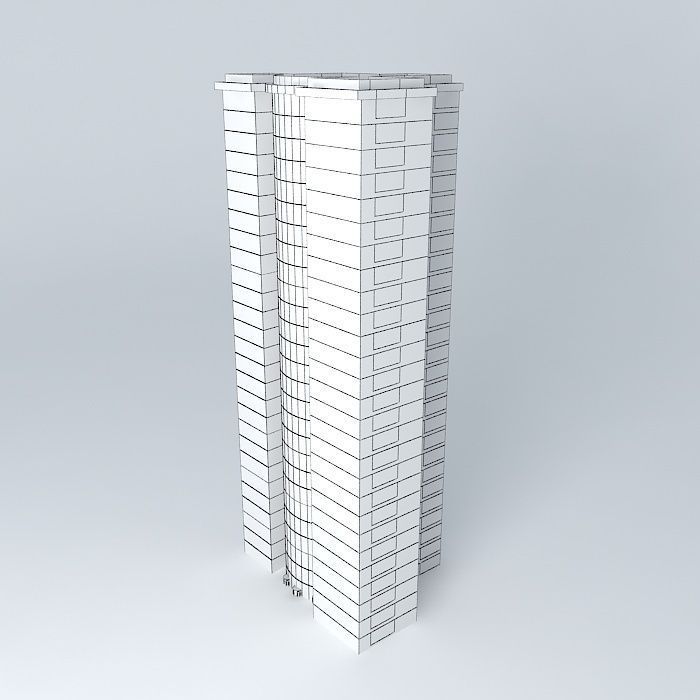 apartment 2 skyscraper Free 3D model_4