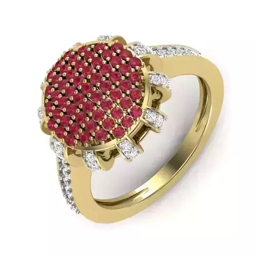 Women ring 3dm render detail 3D print model