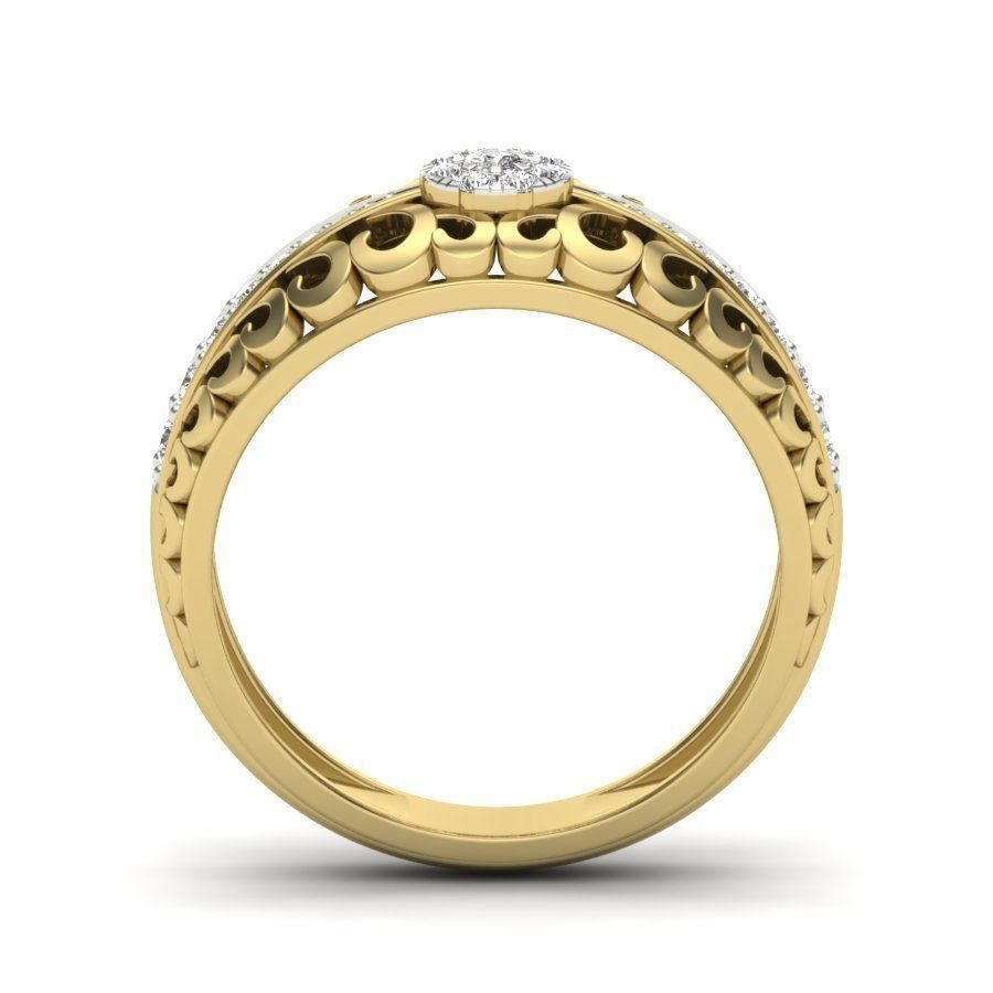 Women ring 3dm render detail 3D print model 3D print model_2