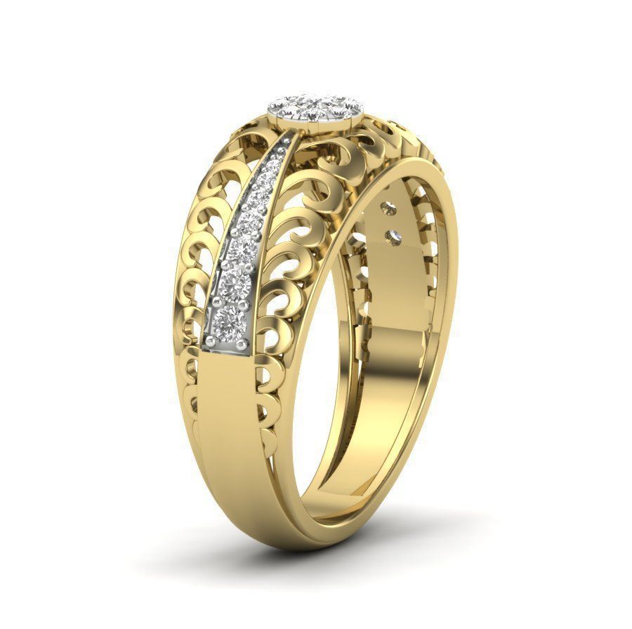Women ring 3dm render detail 3D print model 3D print model_3
