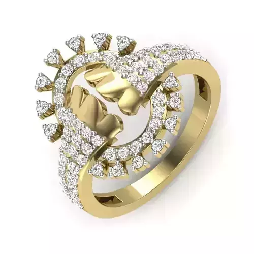 Women ring 3dm render detail 3D print model