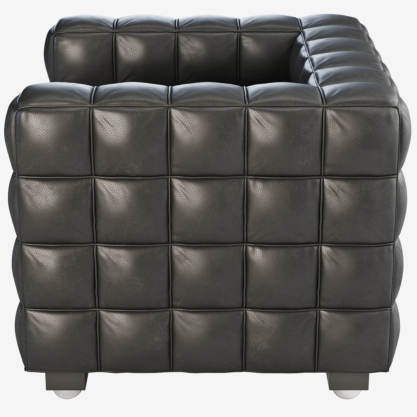 Kubus Armchair by Josef Hoffmann 3D model_2