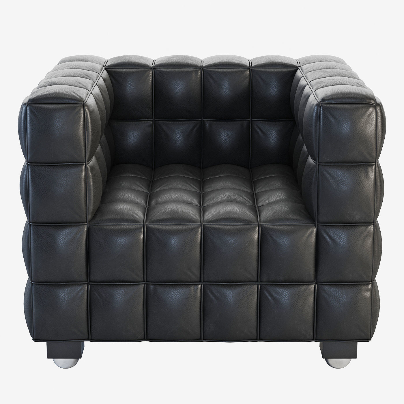 Kubus Armchair by Josef Hoffmann 3D model_1