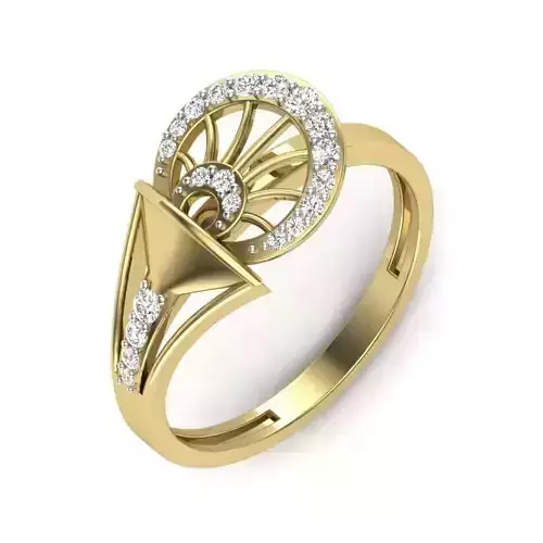 Women ring 3dm render detail 3D print model